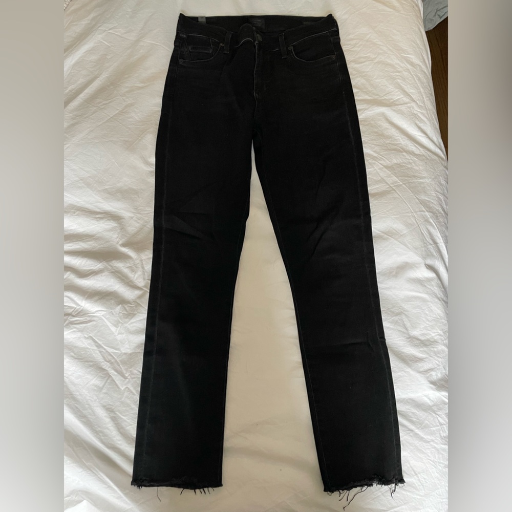 Citizens of Humanity Rocket Crop Washed Black - size 26